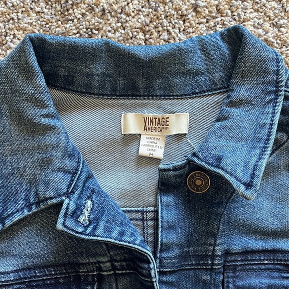 VINTAGE AMERICA denim jacket - Picture 3 of 3